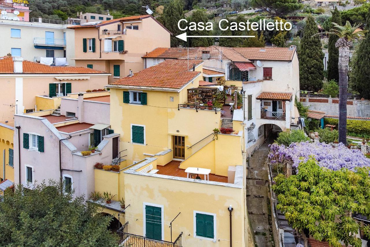 Casa Castelletto Lägenhet Finale Ligure Exteriör bild