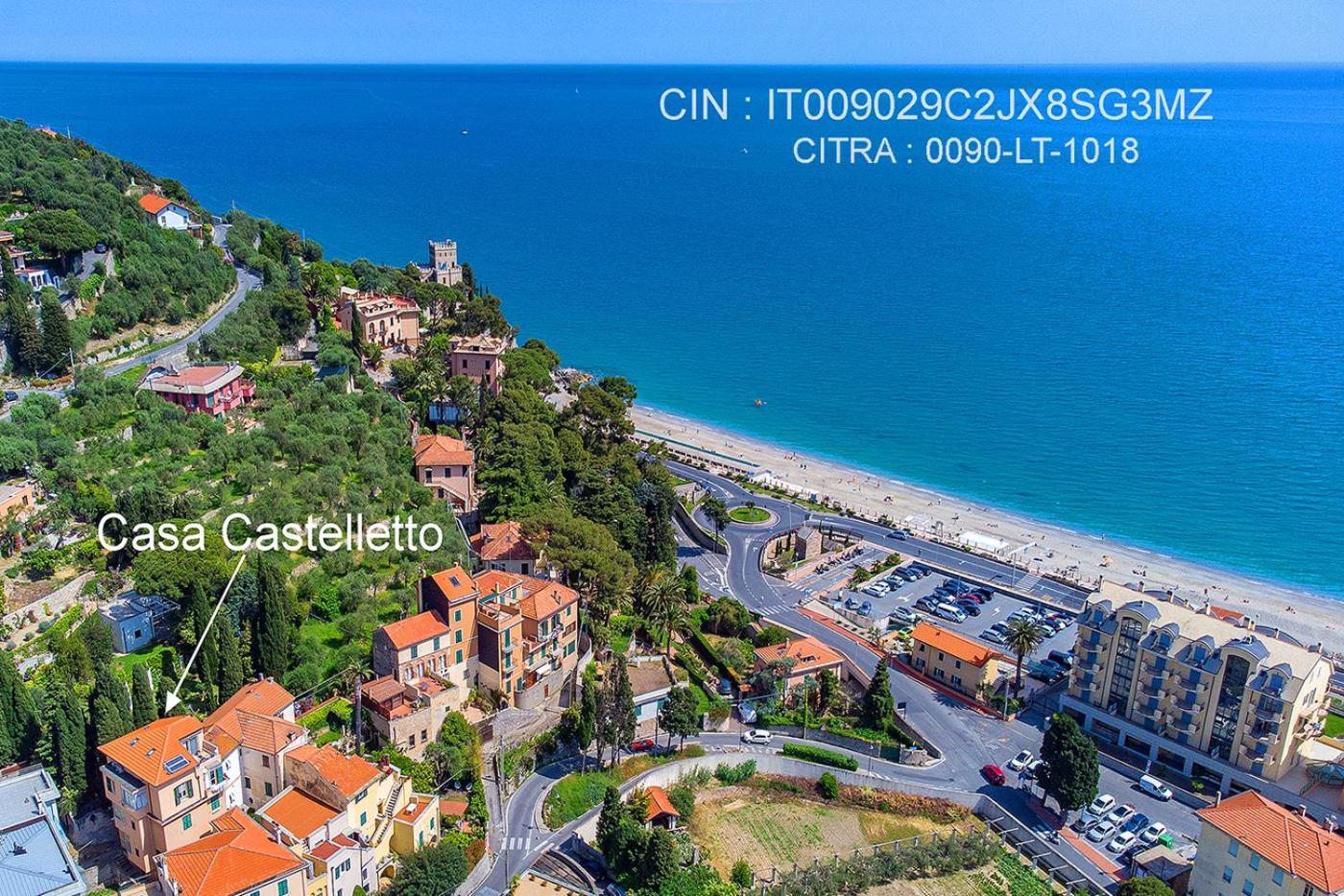 Casa Castelletto Lägenhet Finale Ligure Exteriör bild